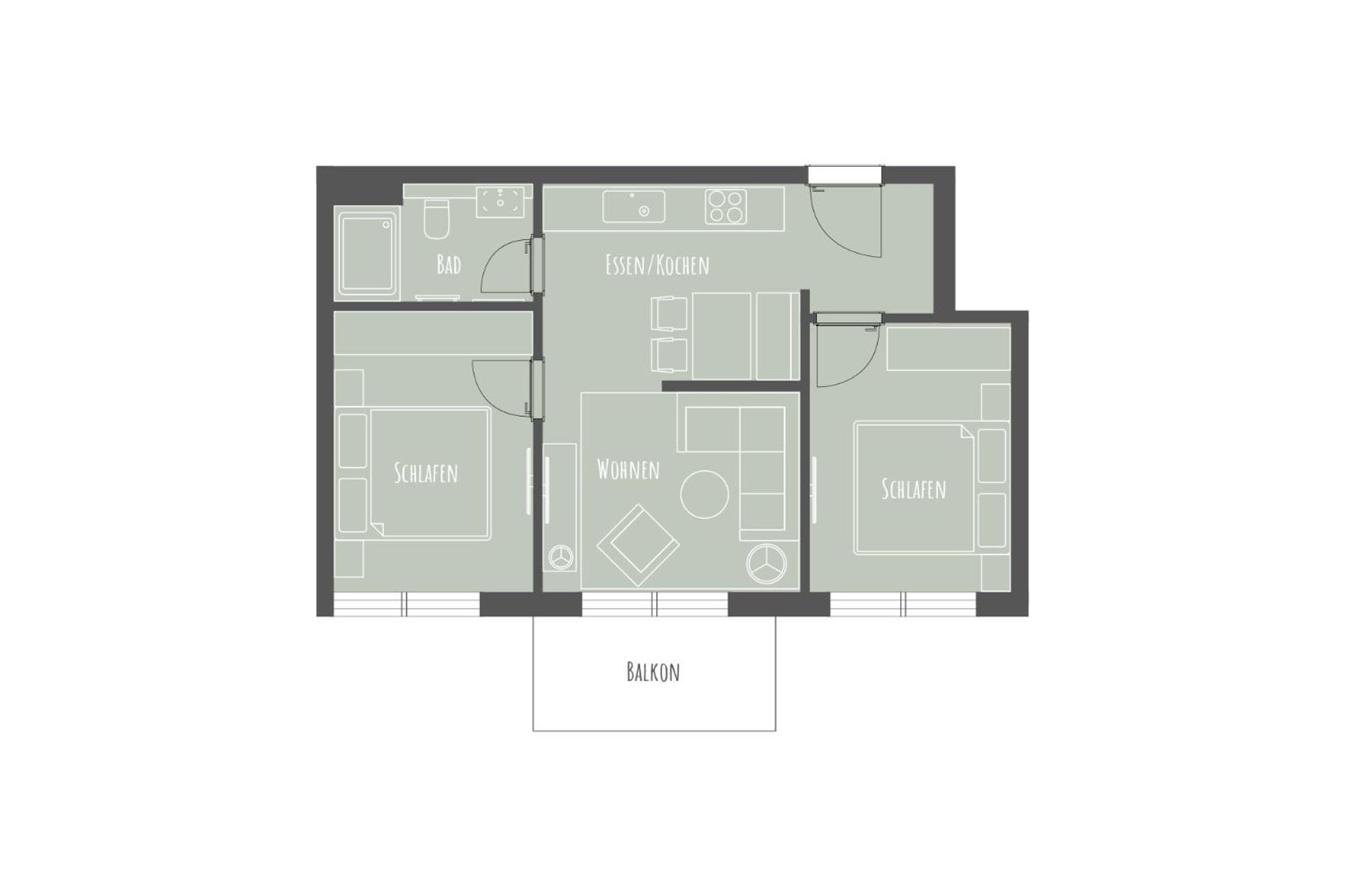 Apartmenthaus B3 Norderney Kamer foto